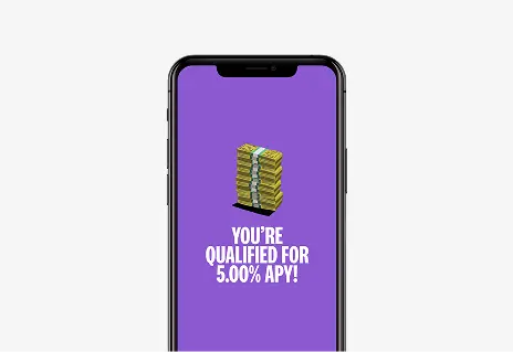 You are qualified for 5.00 percent APY