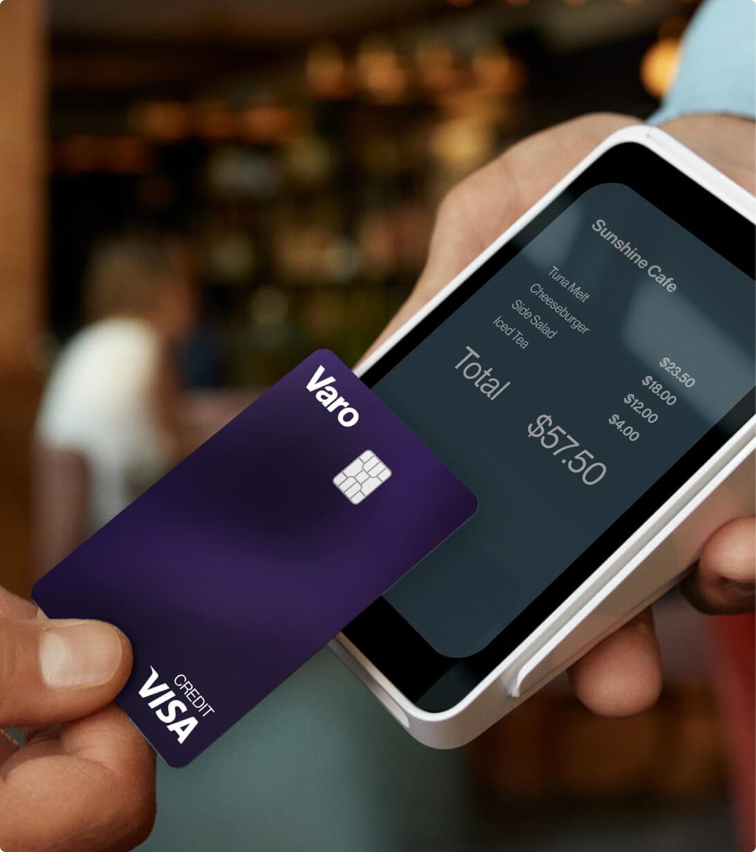Tap to pay with new Varo Believe card