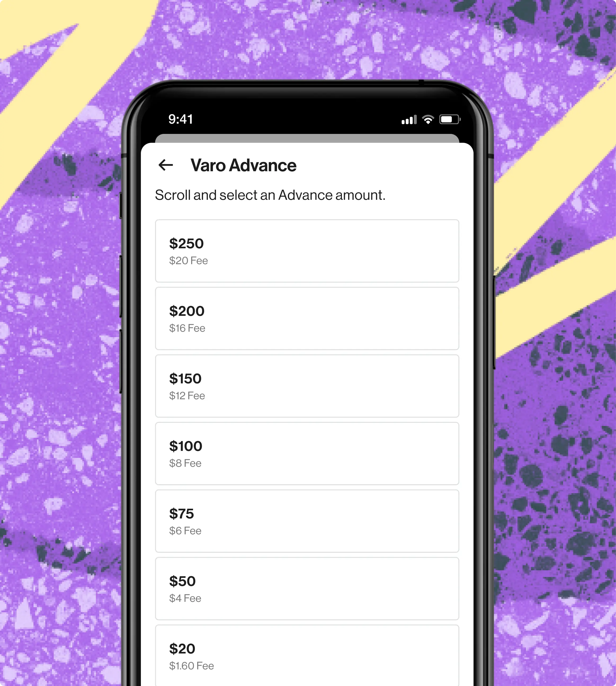 Get ahead with varo advance