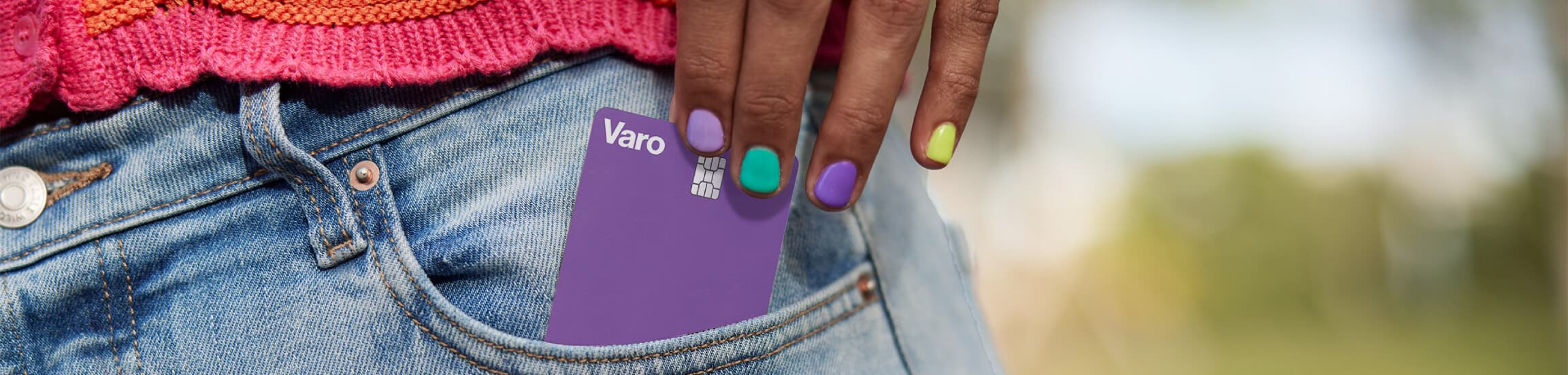 Varo Debit Card in Pocket