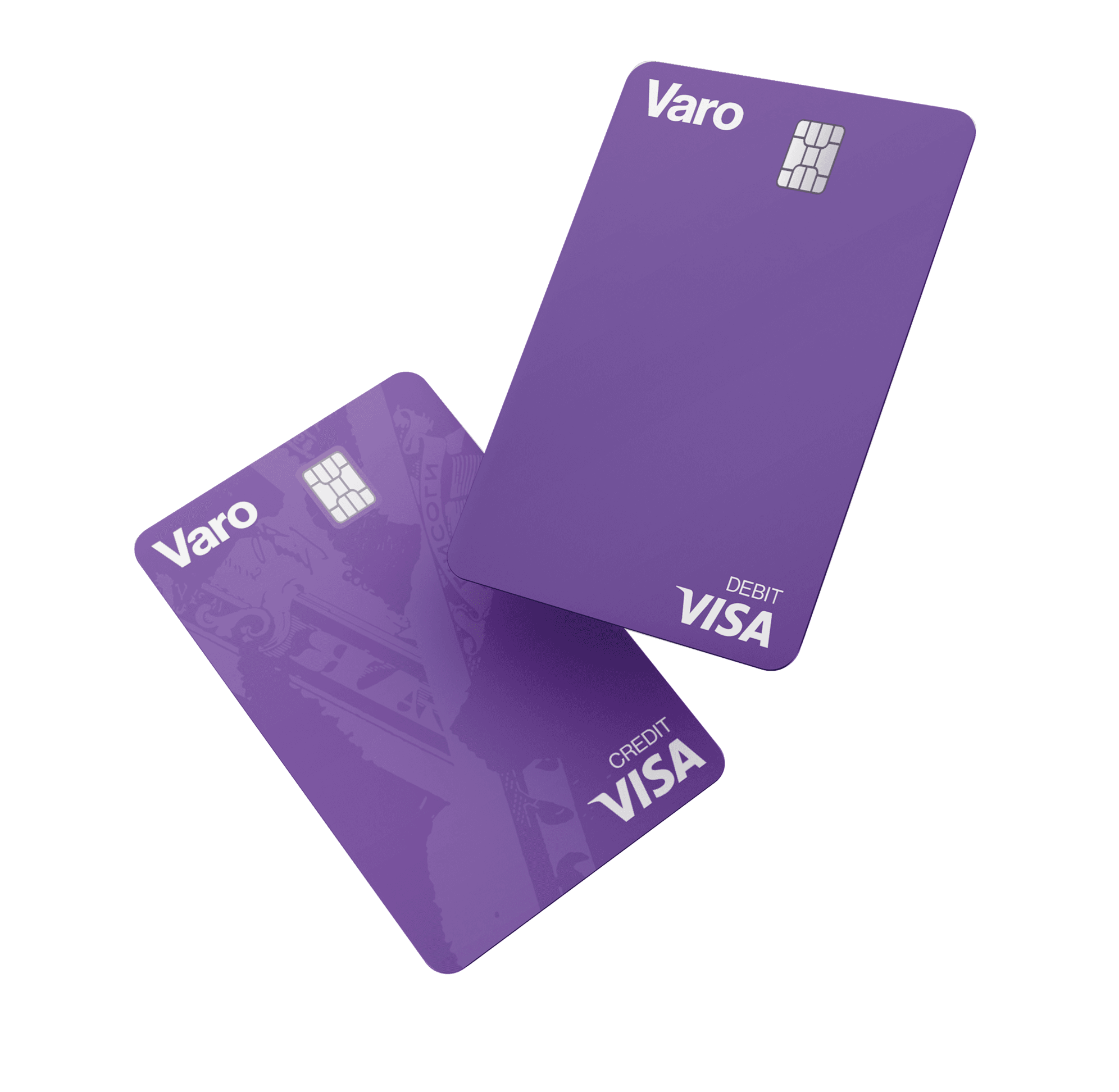 believe credit + debit purple