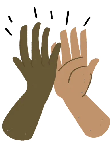High five illustration