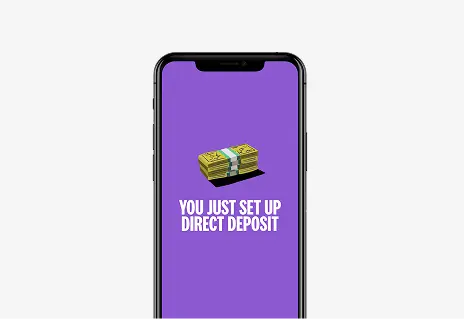 varo app direct deposit confirmation screen
