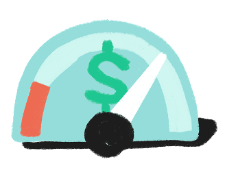 meter money gauge illustration icon