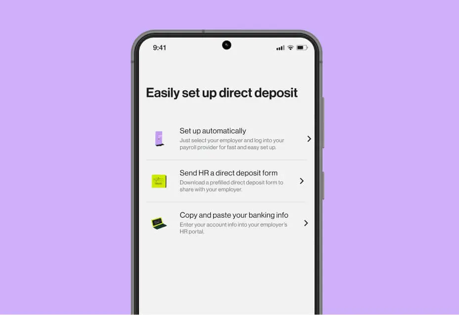 varo app direct deposit setup