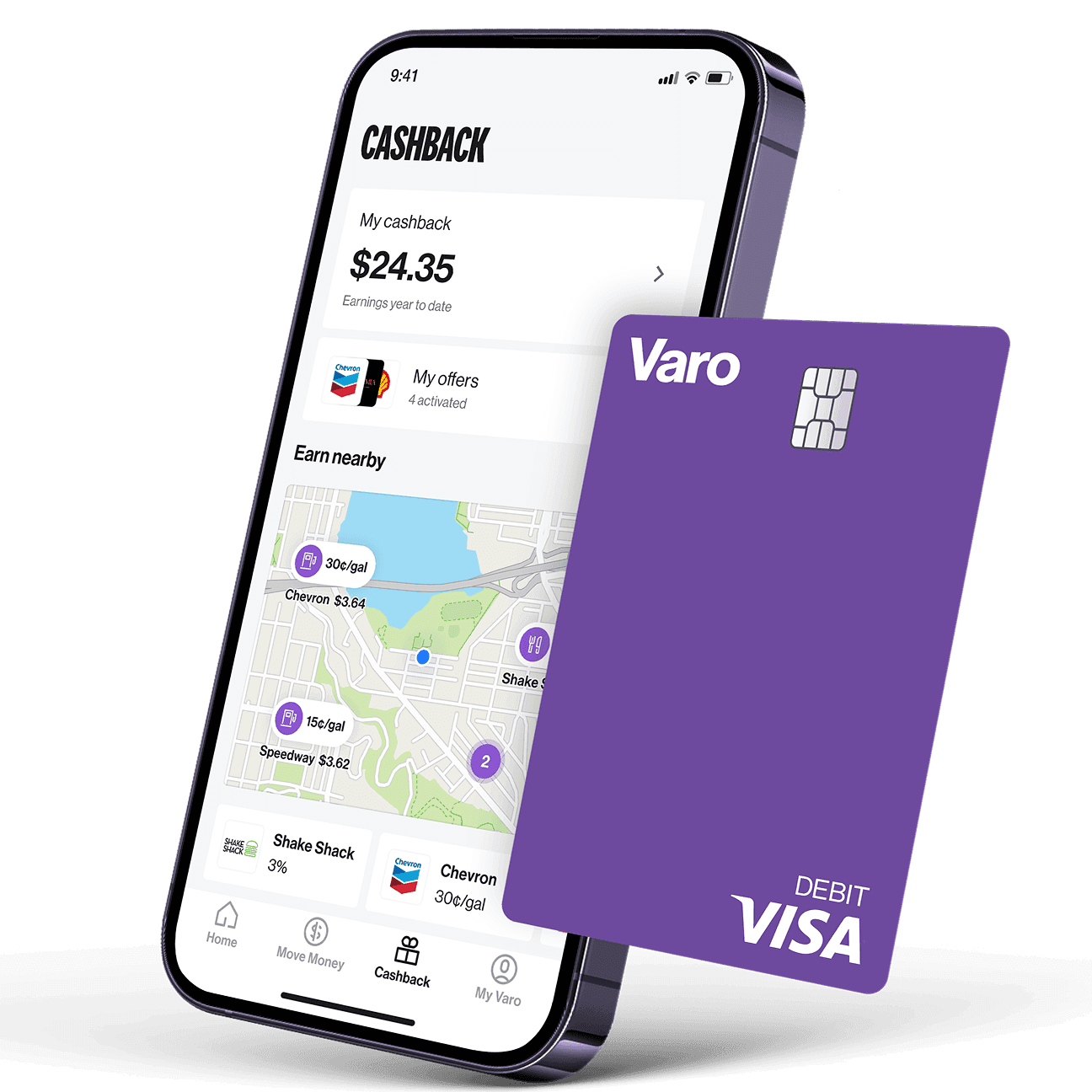 Varo + Upside cashback offers