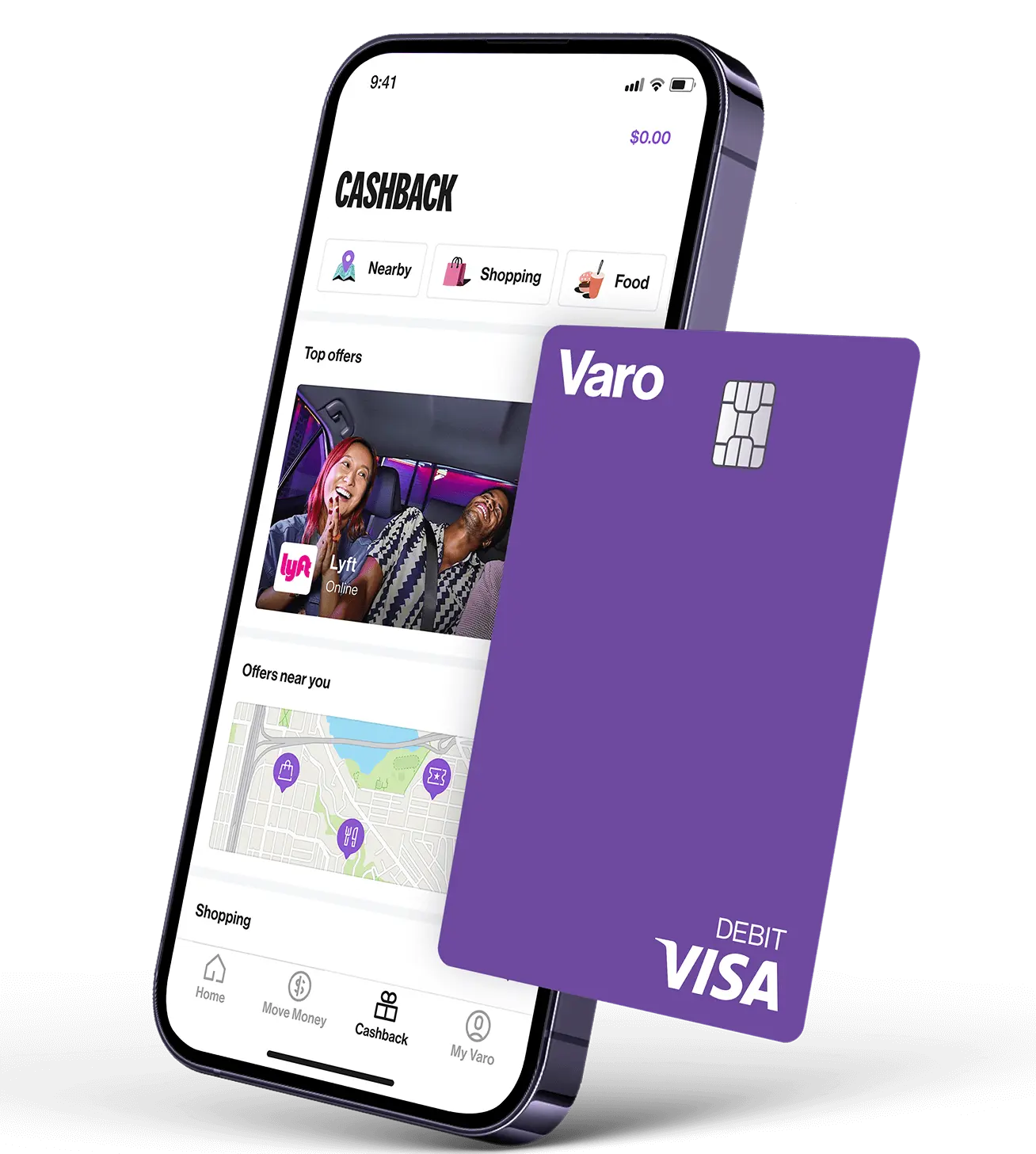 Varo cashback + debit
